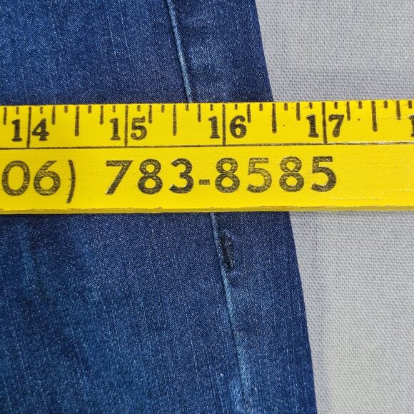 Guess silhouette jeans women's size 28 denim blue high-rise stretch skinny - Picture 12 of 15